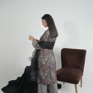 Alternative view of Lawn 3-Piece – Light Green Leaf Print